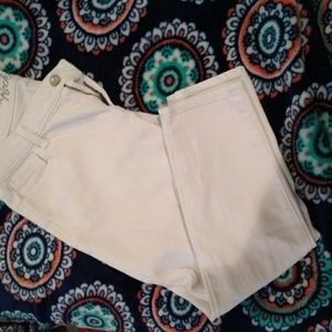 White Capri Pants